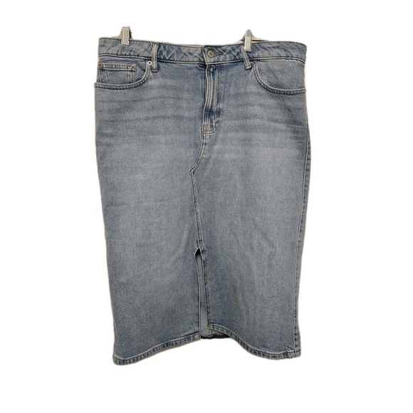 Lucky Brand Dresses & Skirts - Lucky Brand Denim Midi Skirt Size 14/32 Blue